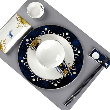Kitchenware Tableware Kitchen Catering Utensils Bone Dishes Dishes Restaurant Bowls And Spoons Set