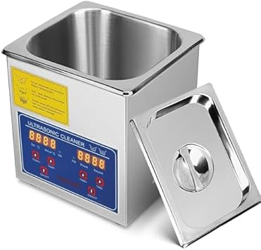 22L Ultrasonic Cleaning Machine - Stainless Steel with Digital Timer, Perfect for Jewelry, Watches, & Accessories, Efficient Deep Clean, Multiple Capacity Options